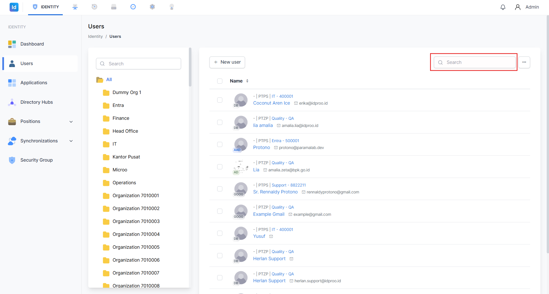 Search Users