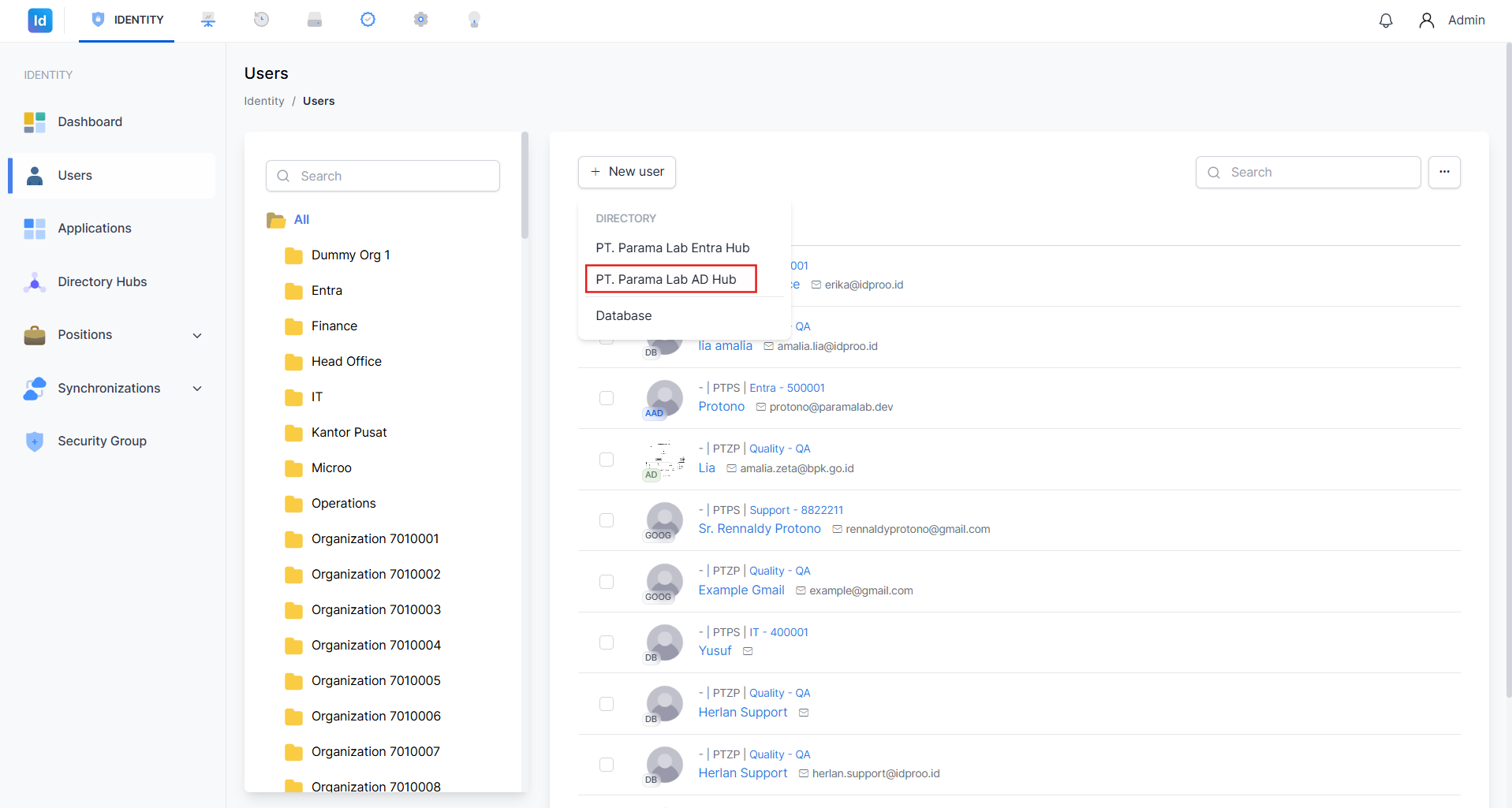 Formulir New User — Button New User(Tombol Add New)