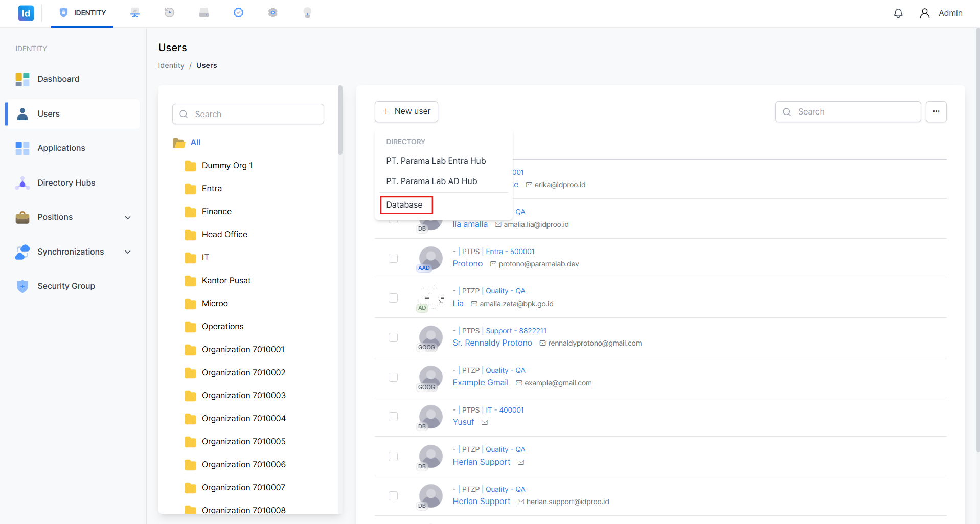 Formulir New User — Button New User(Tombol Add New)