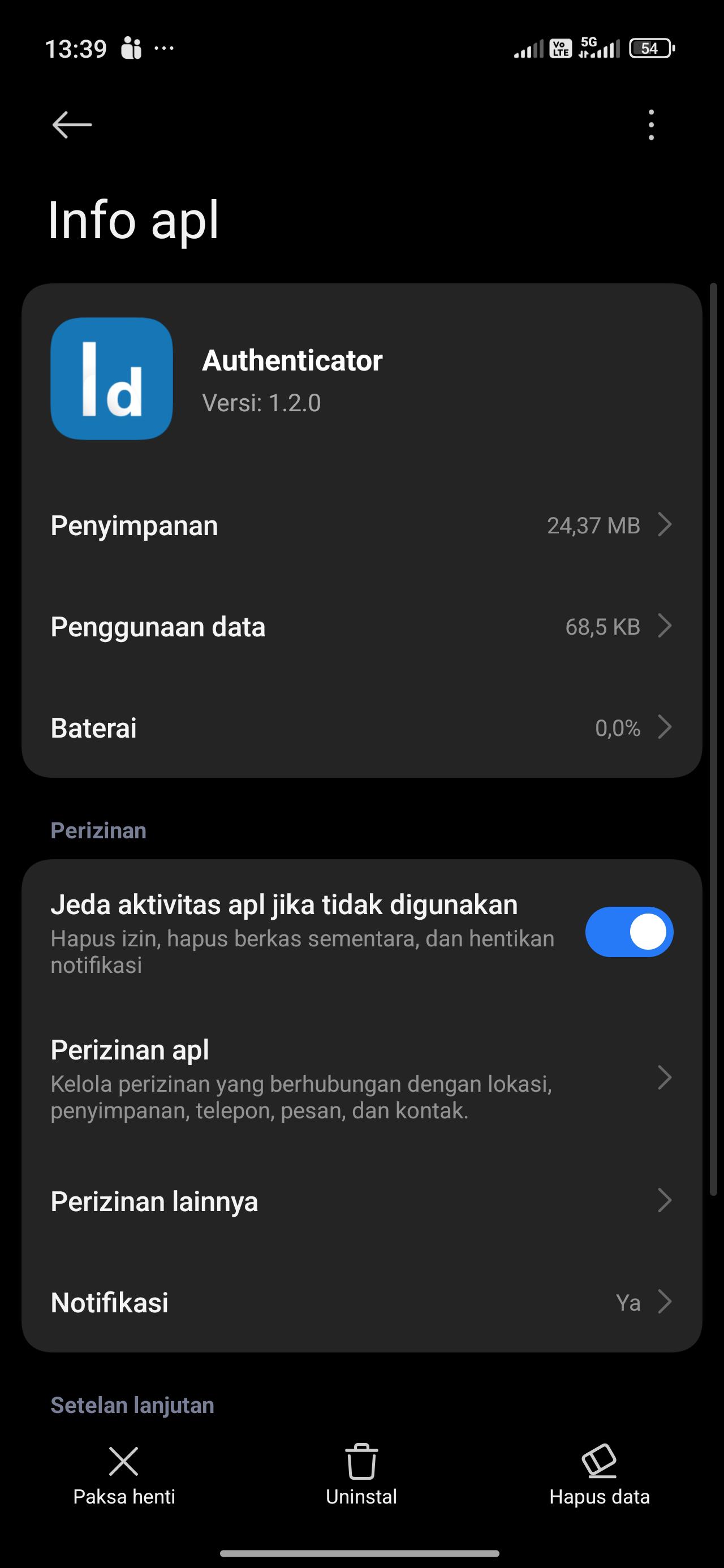 Izin notifikasi 1